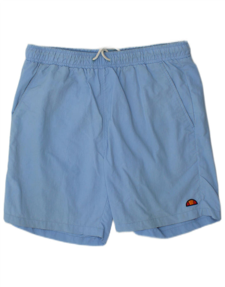 Ellesse Mens Swimming Shorts Small Blue Polyamide