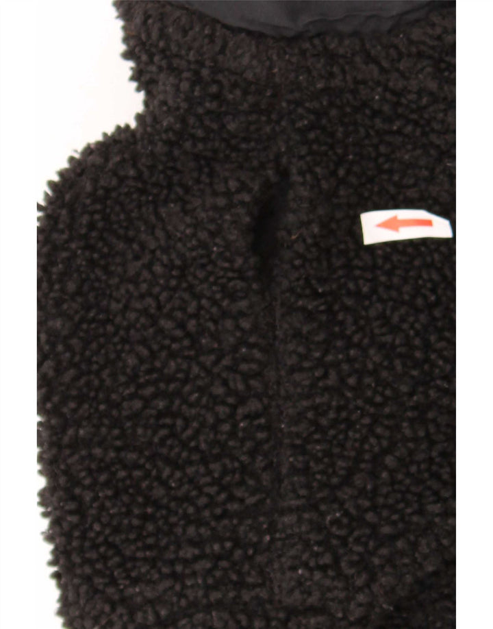 Dunnes Stores Dame Oversized Fleecejakke UK 10 Small Black Polyester