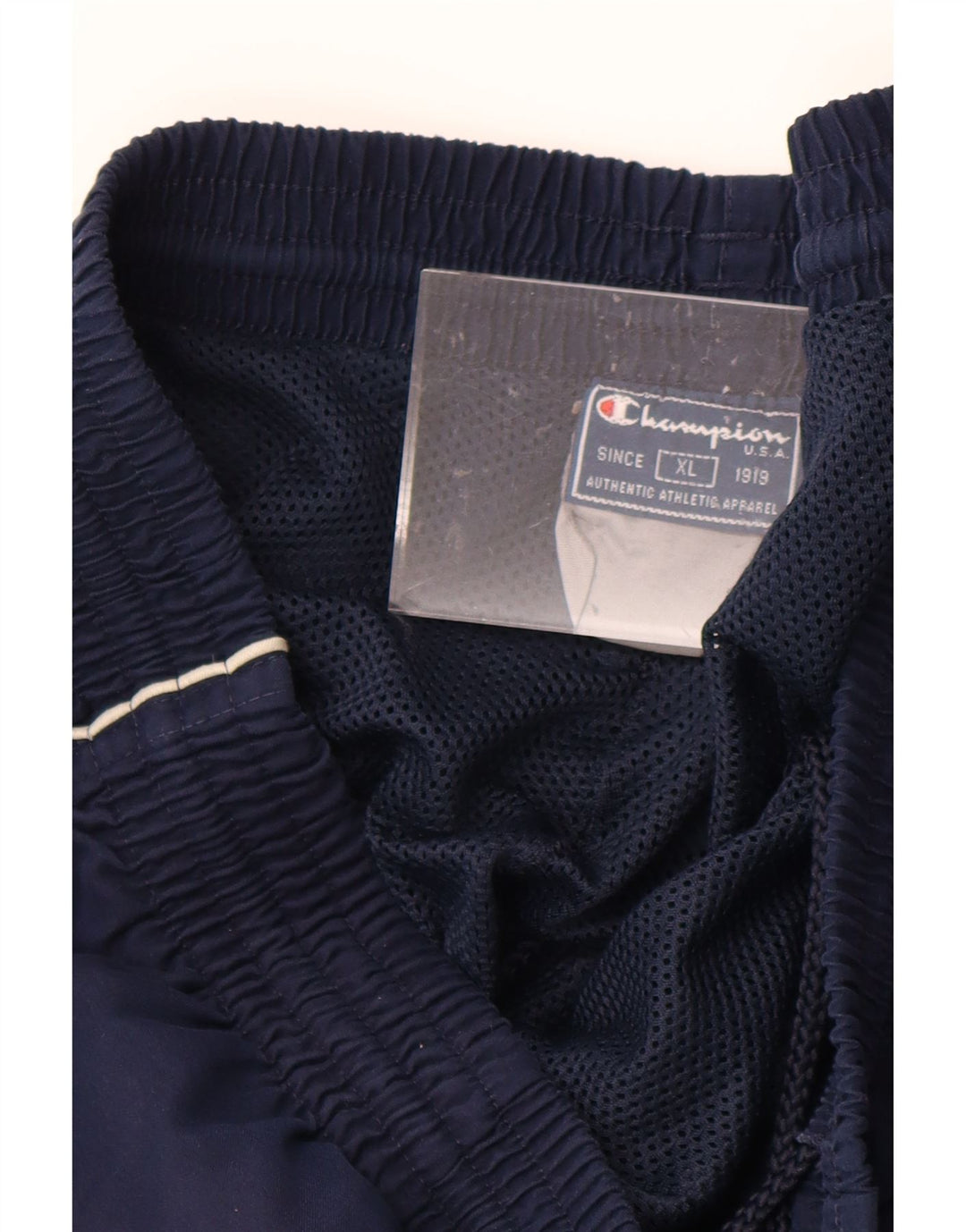 CHAMPION Mens Cargo Tracksuit Trousers XL Navy Blue Vintage Champion and Second-Hand Champion from Messina Hembry 