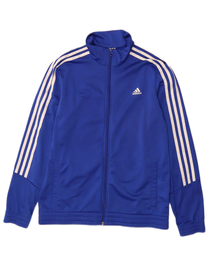 Chłopięca bluza dresowa Adidas 13-14 lat, niebieska, poliestrowa