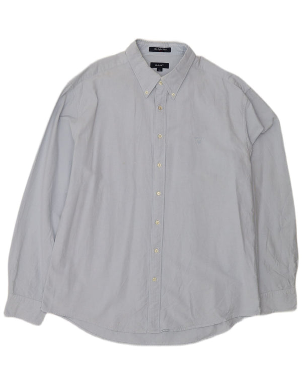 Cămașă pentru bărbați Gant 3XL, bumbac albastru