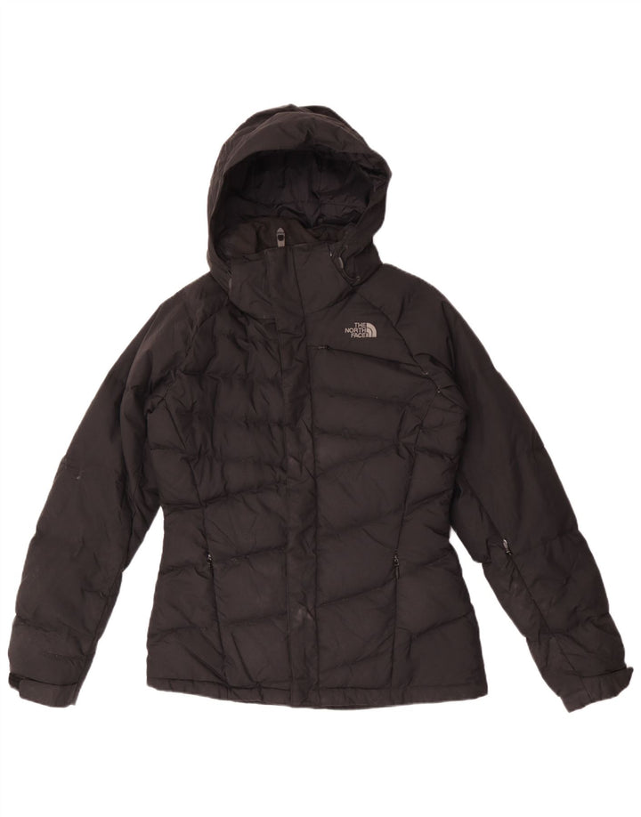 The North Face Womens Oversized Hooded Padded Jacket UK 10 Small Black