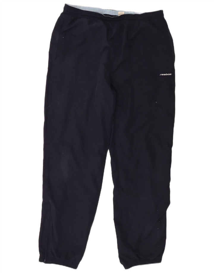 Pantaloni da tuta da uomo Reebok Joggers Large Blu Navy Poliestere