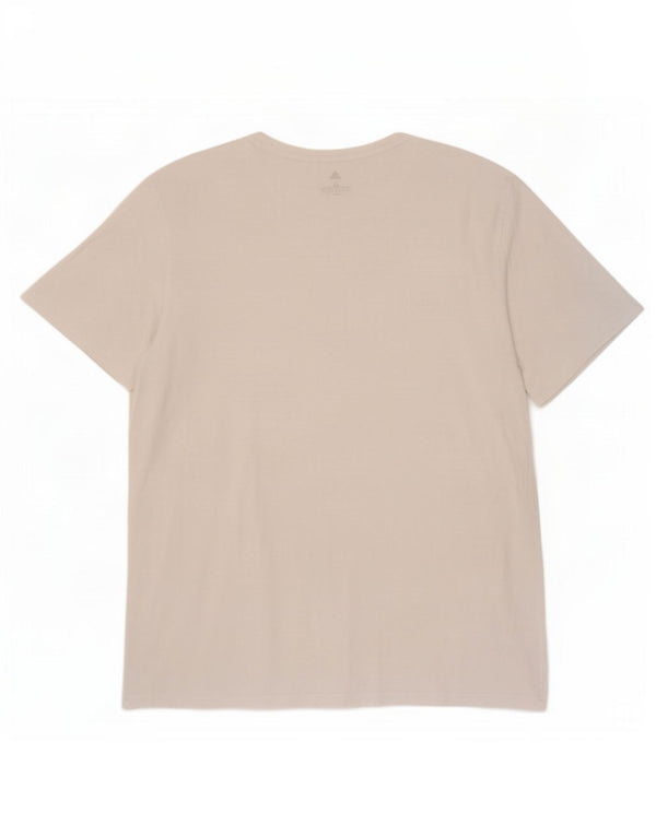 Adidas Mens T-Shirt Top XL White Cotton