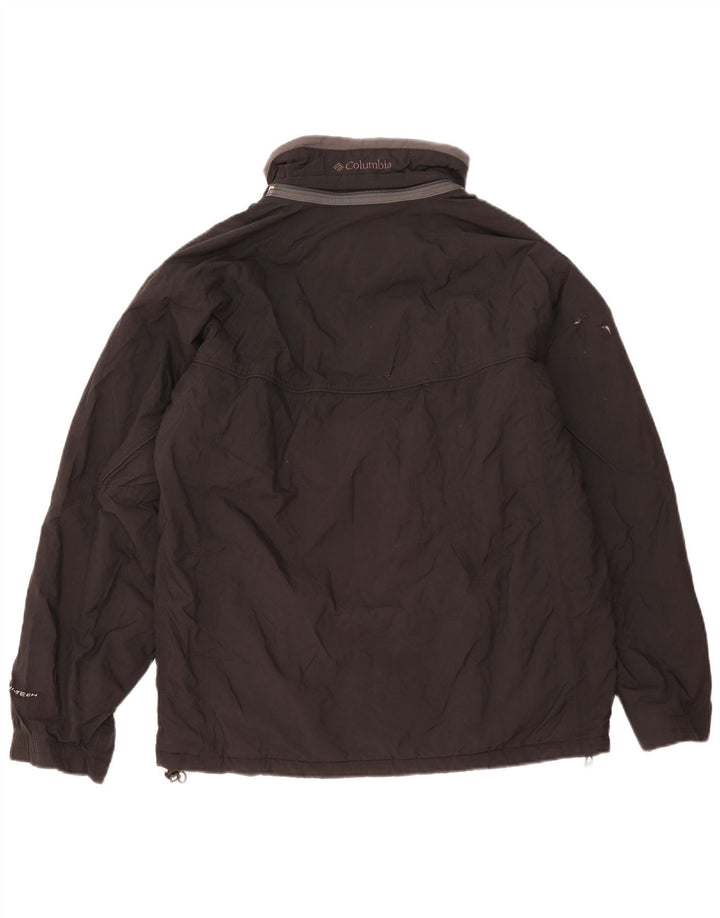 Columbia Mens Windbreaker Jacket UK 38 Medium Black Nylon