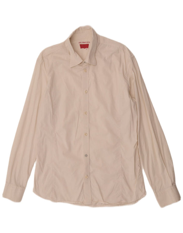 Levi's herre Regular Fit skjorte XL Off White