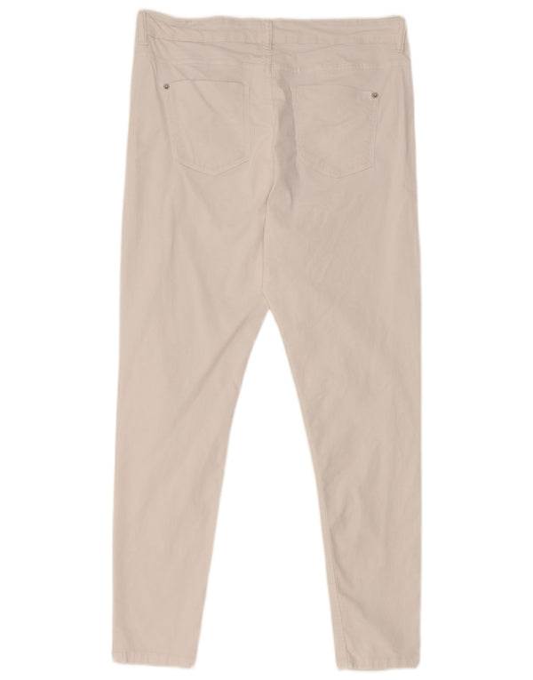 Blugi super skinny pentru femei Marks & Spencer UK 14 Large W32 L27 Bumbac alb