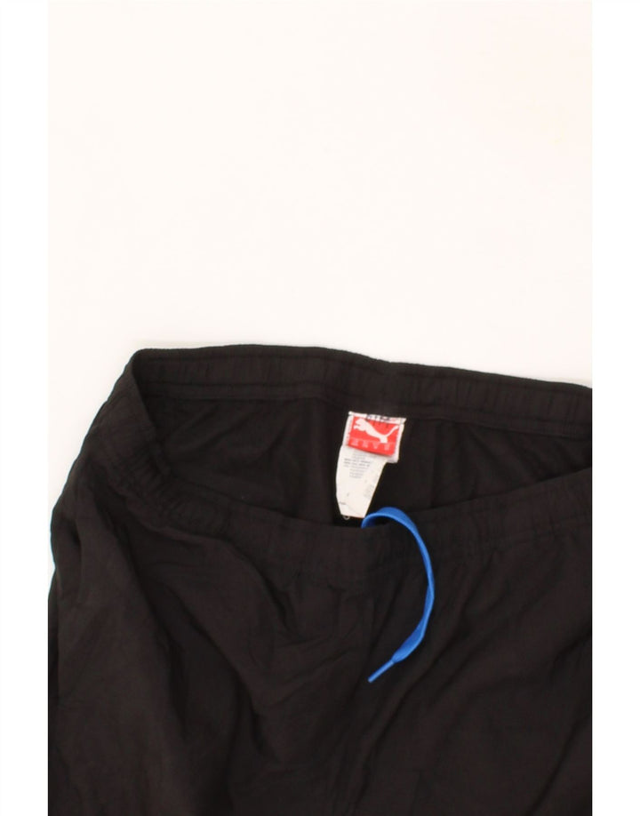 PUMA Mens Capri Tracksuit Trousers Medium Black Polyester Vintage Puma and Second-Hand Puma from Messina Hembry 