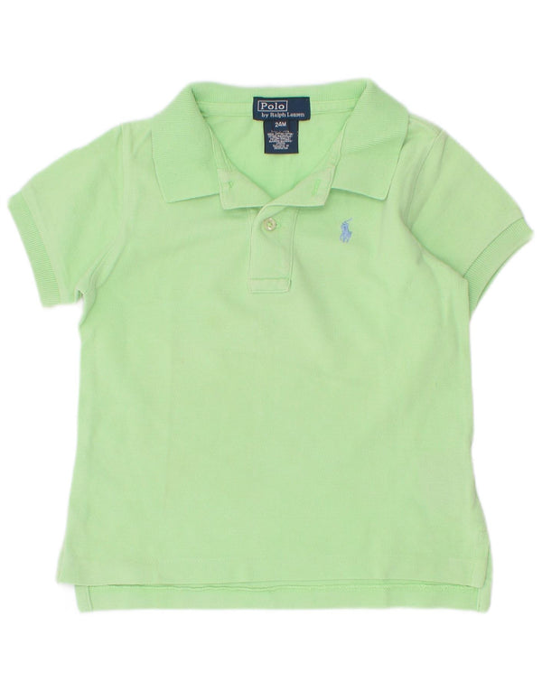 Polo Ralph Lauren Baby drengeskjorte 18-24 måneder grøn bomuld