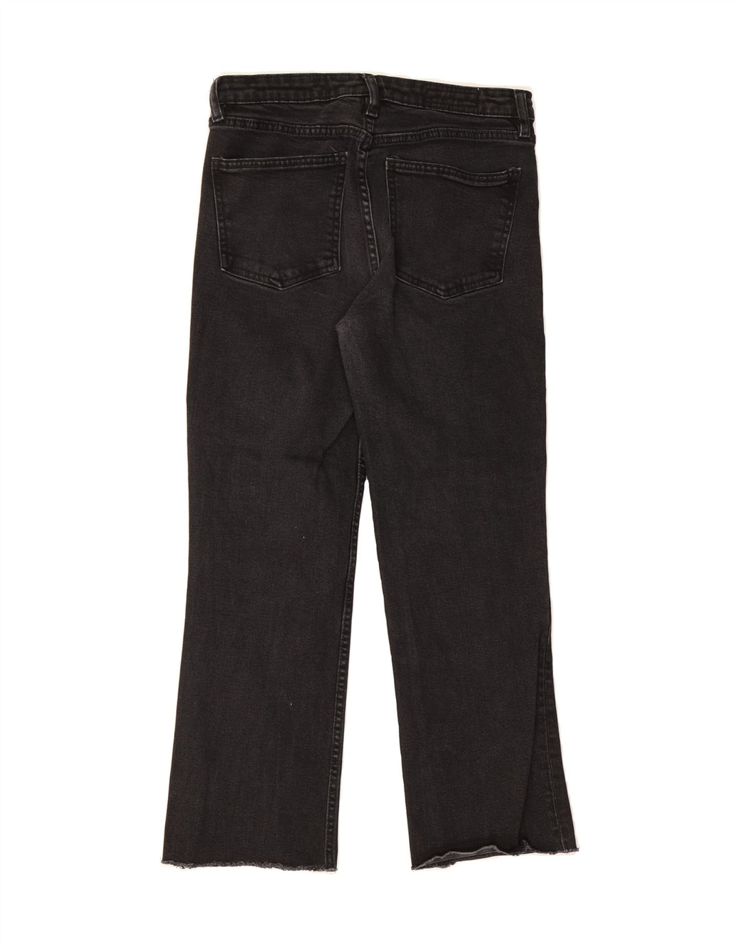 ZARA Womens Cropped Jeans EU 38 Small W28 L24 Black Vintage Zara and Second-Hand Zara from Messina Hembry 
