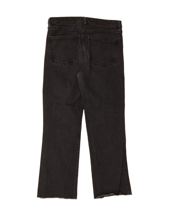 ZARA Womens Cropped Jeans EU 38 Small W28 L24 Black Vintage Zara and Second-Hand Zara from Messina Hembry 