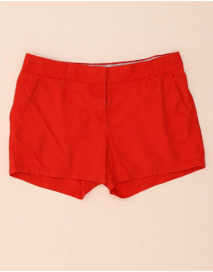 J. CREW Womens Broken In Chino Shorts US 6 Medium W30 Red Cotton Vintage J. Crew and Second-Hand J. Crew from Messina Hembry 