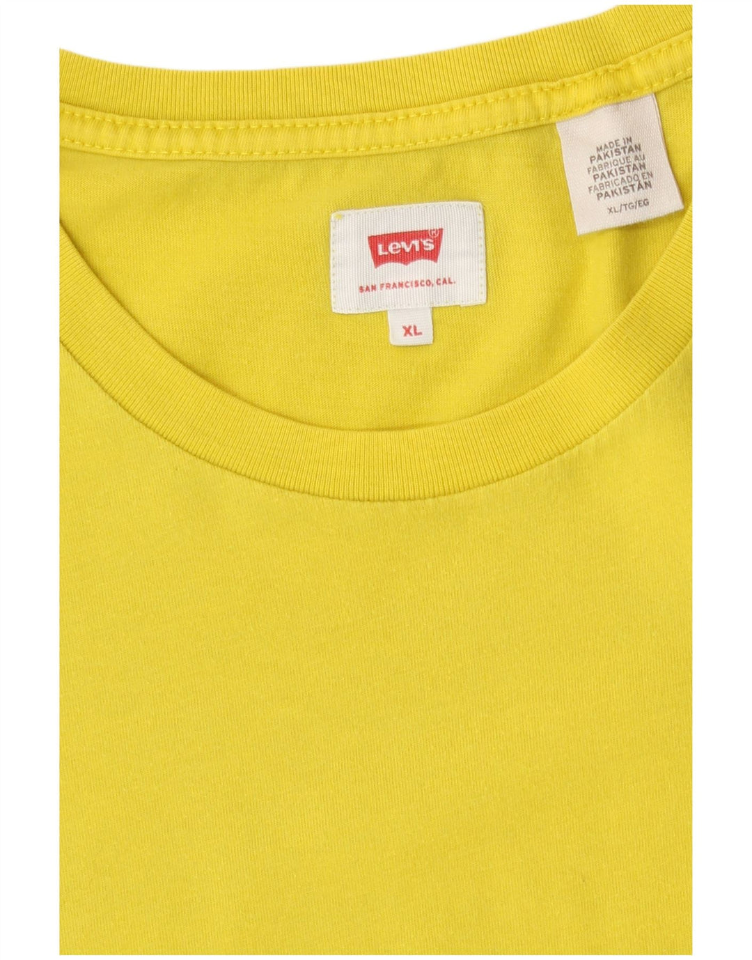 Levi's Herren T-Shirt Top XL Gelb