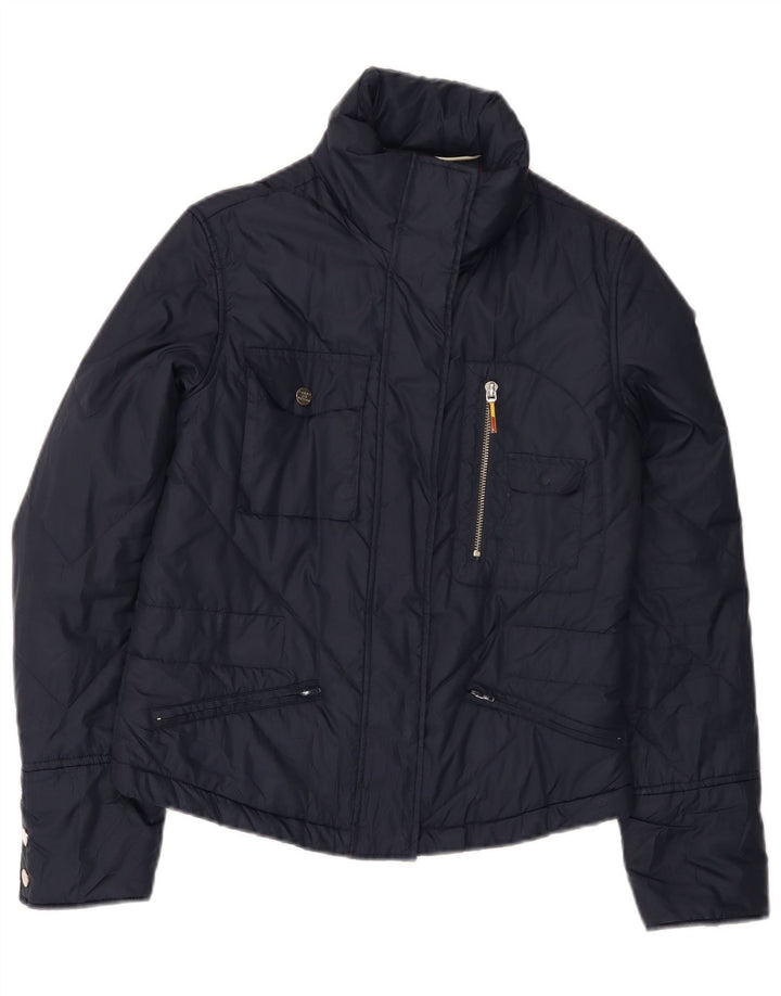 Tommy Hilfiger Womens Padded Jacket UK 10 Small Navy Blue Polyester