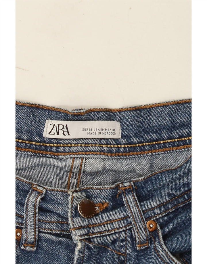 Zara Mens Slim Jeans EU 38 Small W30 L28 Blue