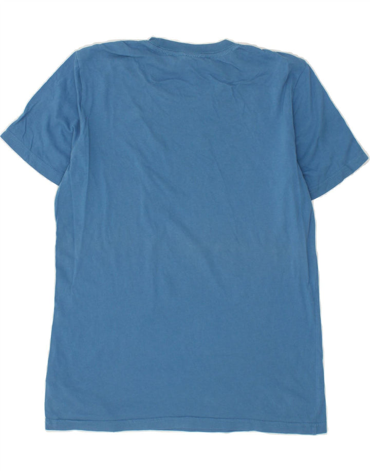 PUMA Mens Graphic T-Shirt Top Medium Blue Cotton Vintage Puma and Second-Hand Puma from Messina Hembry 