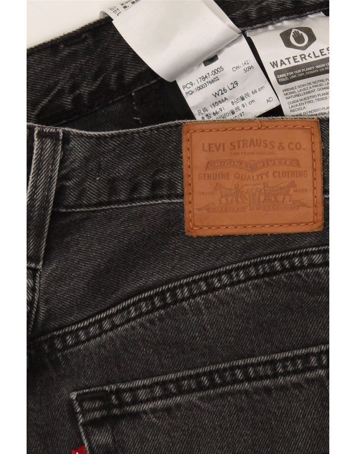 LEVI'S Womens Tapered Jeans W26 L29 Grey Cotton Vintage Levi's and Second-Hand Levi's from Messina Hembry 