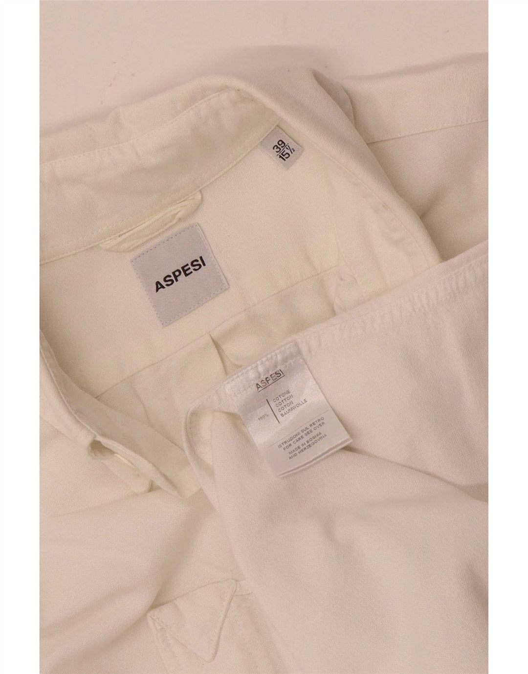Camasa Barbati Aspesi Marimea 39 15 1/2 Medium Alb Bumbac