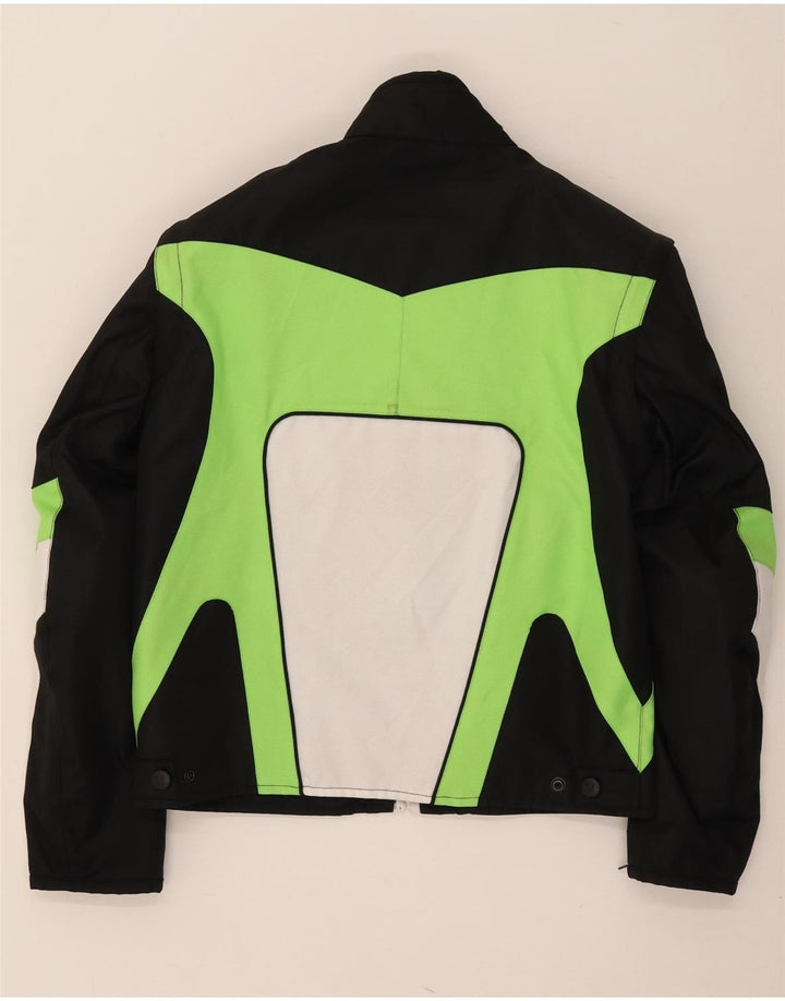 Guardian Womens Motorcycle Racer Jacket UK 14 Medium Black Colourblock