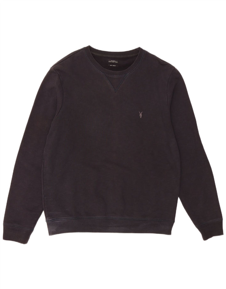 ALL SAINTS Mens Sweatshirt Jumper Medium Black Cotton