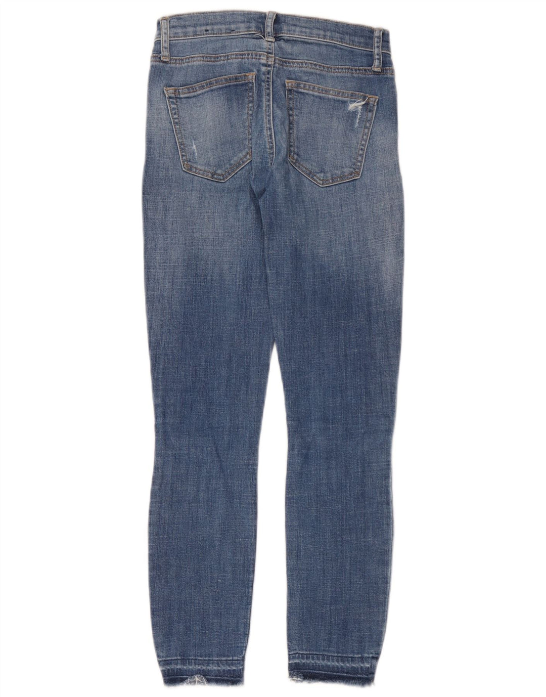 Gap Mens Distressed Slim Jeans W24 L27 Blue Cotton