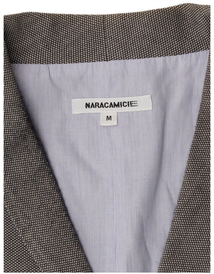 Naracamicie Mens Waistcoat Medium Grey Cotton