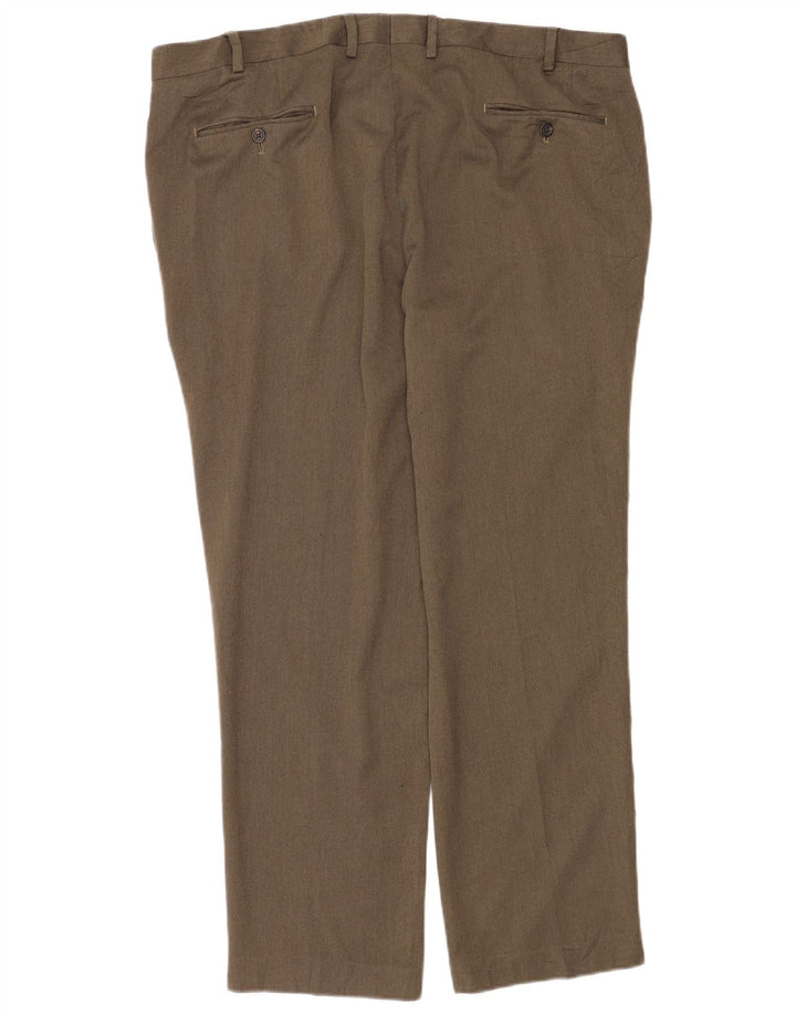 Ralph Lauren Mens Straight Suit Trousers  W40 L30 Grey Polyester