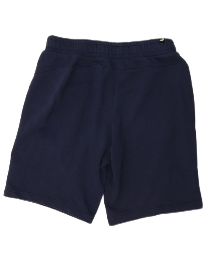 Puma Herre grafiske sportsshorts Medium marineblå bomuld