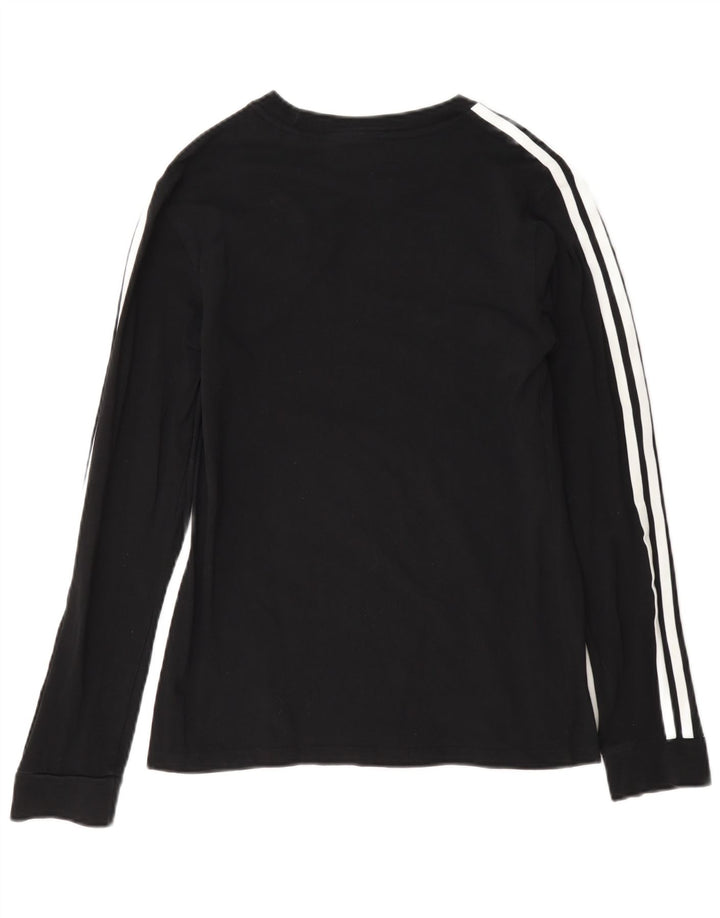 Top Adidas da donna a manica lunga UK 8 Small Nero