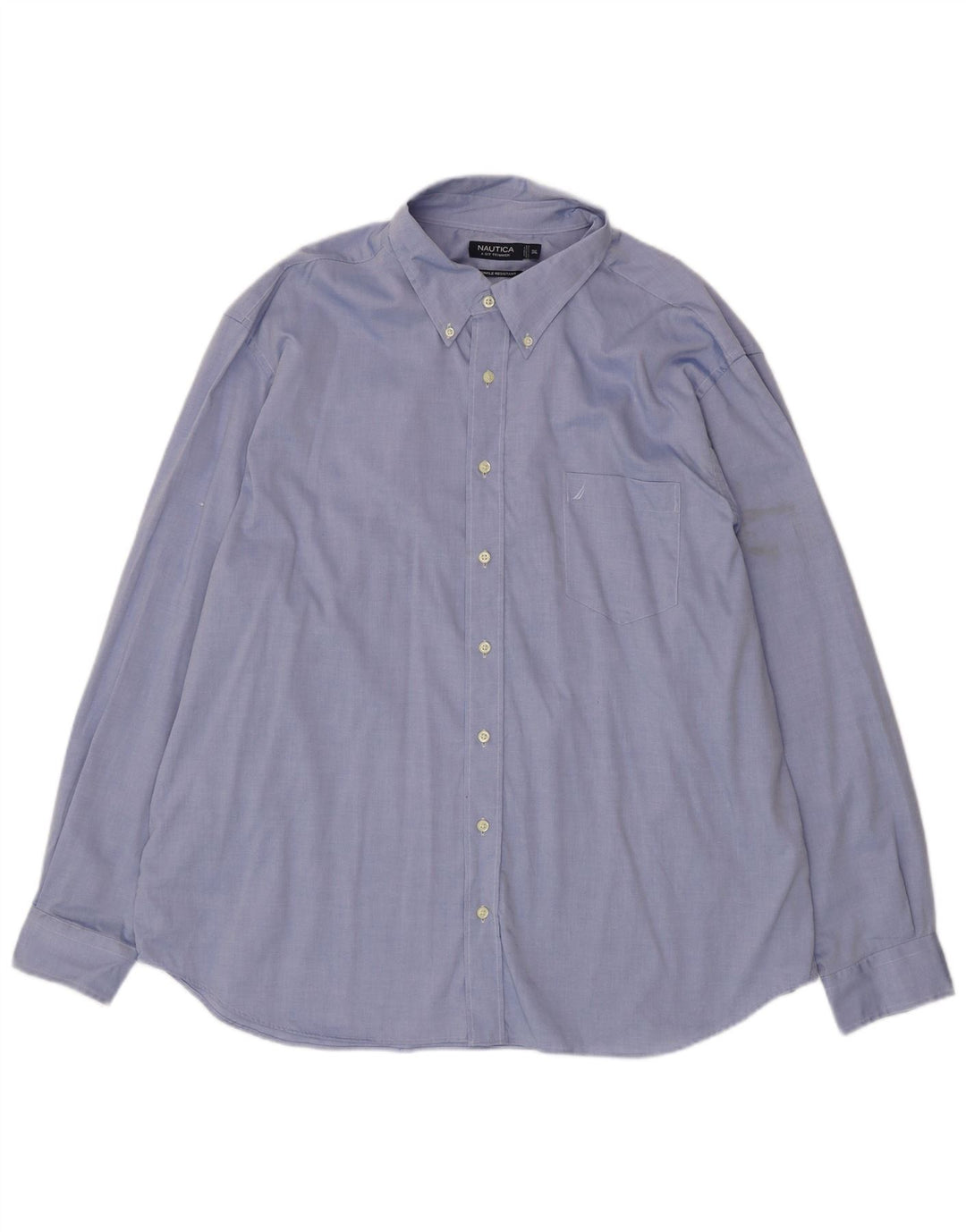 NAUTICA Mens Shirt 3XL Blue Cotton