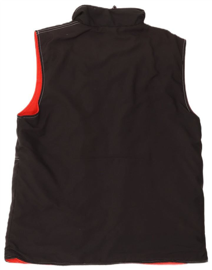 Gilet reversibile da uomo LOTTO UK 40 grande poliestere nero