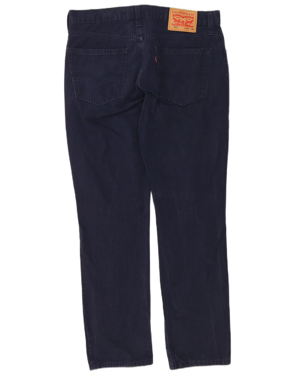 Pantaloni casual pentru bărbați Levi's 511 Slim Fit W34 L30, bumbac bleumarin