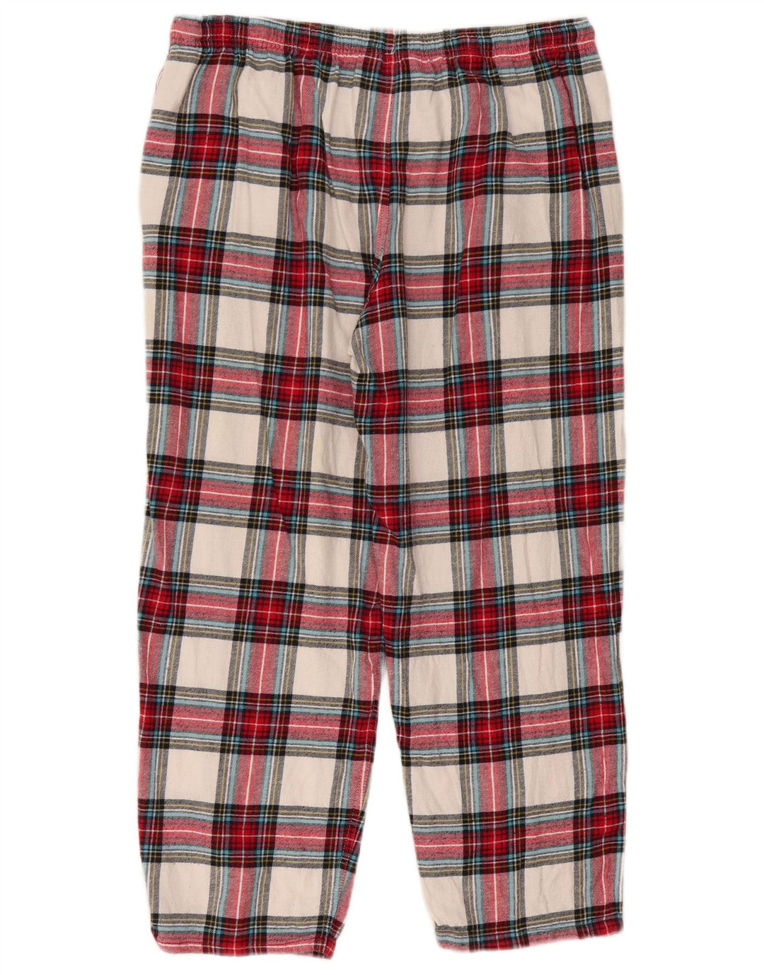 Marks & Spencer Damskie spodnie Chino duże W34 L26 wielobarwna kratka