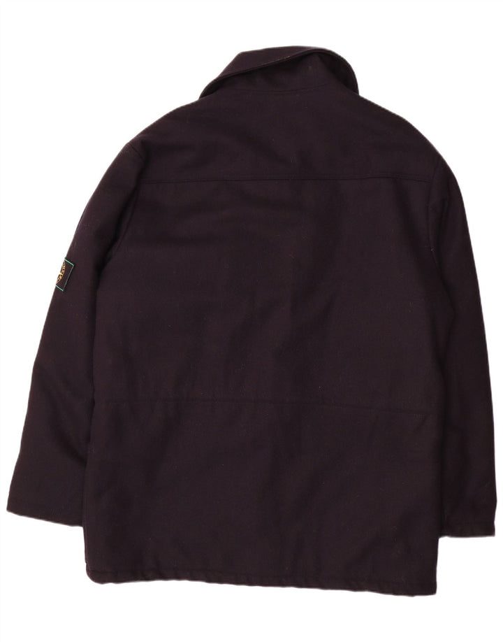 VINTAGE Mens Windbreaker Coat IT 56 3XL Navy Blue