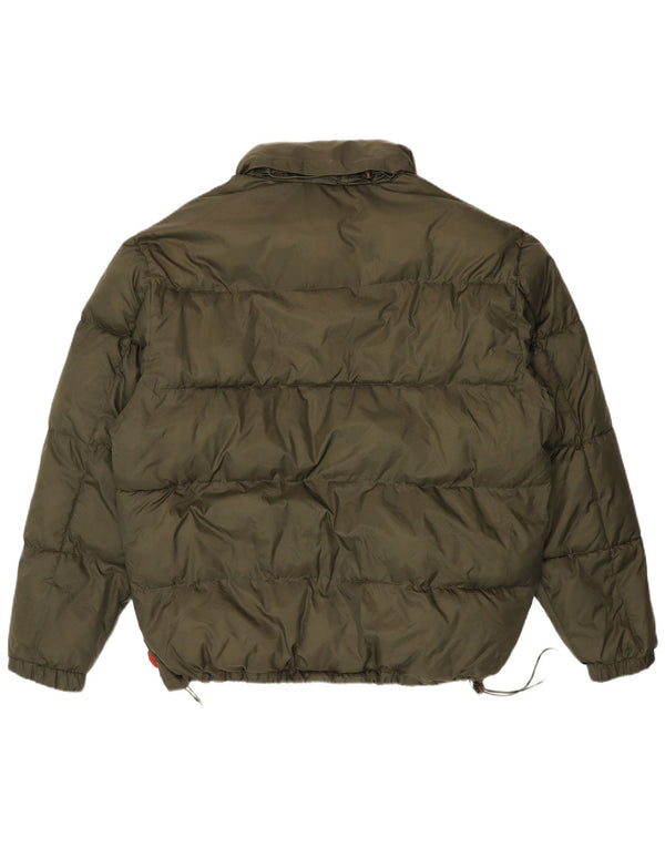 Umbro Chaqueta acolchada con capucha para hombre UK 44 2XL Caqui Nylon