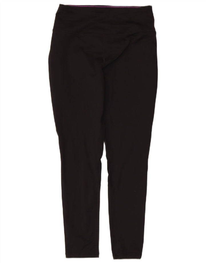 Calvin Klein Womens Leggings UK 12 Medium  Black Nylon