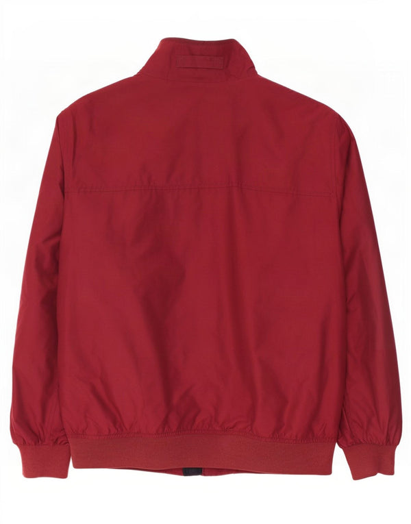 Gant Bomber Windbreaker Jacket pentru bărbați UK 42 XL Bordeaux Poliester