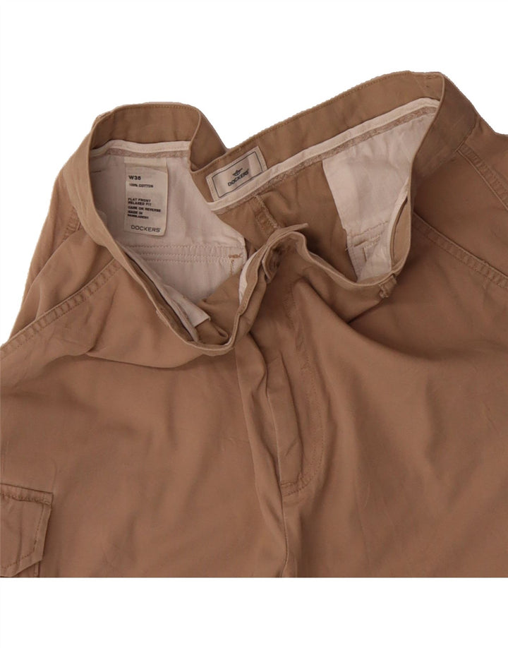 DOCKERS Mens Cargo Shorts W36 Large  Beige Cotton Vintage Dockers and Second-Hand Dockers from Messina Hembry 