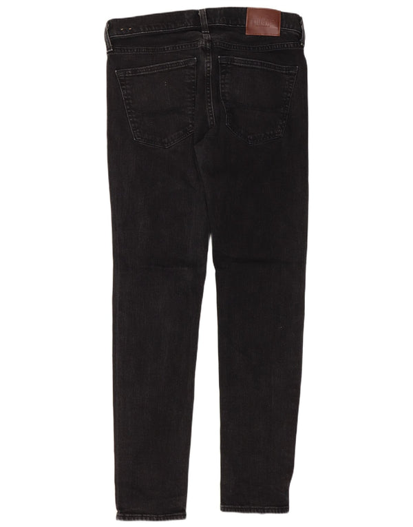 Hollister Mens Super Skinny Jeans W32 L32 Black Cotton