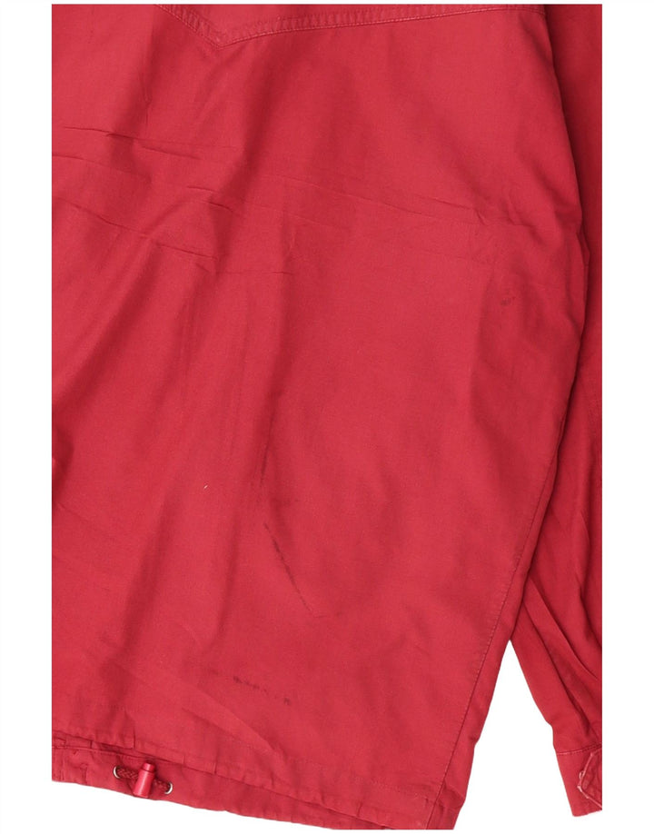 FILA Mens Loose Fit Utility Jacket IT 48 Medium Red Polyester