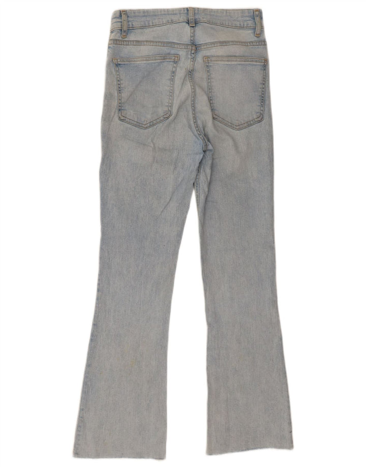 Zara Womens Flared Jeans EU 38 Small W28 L27 Blue