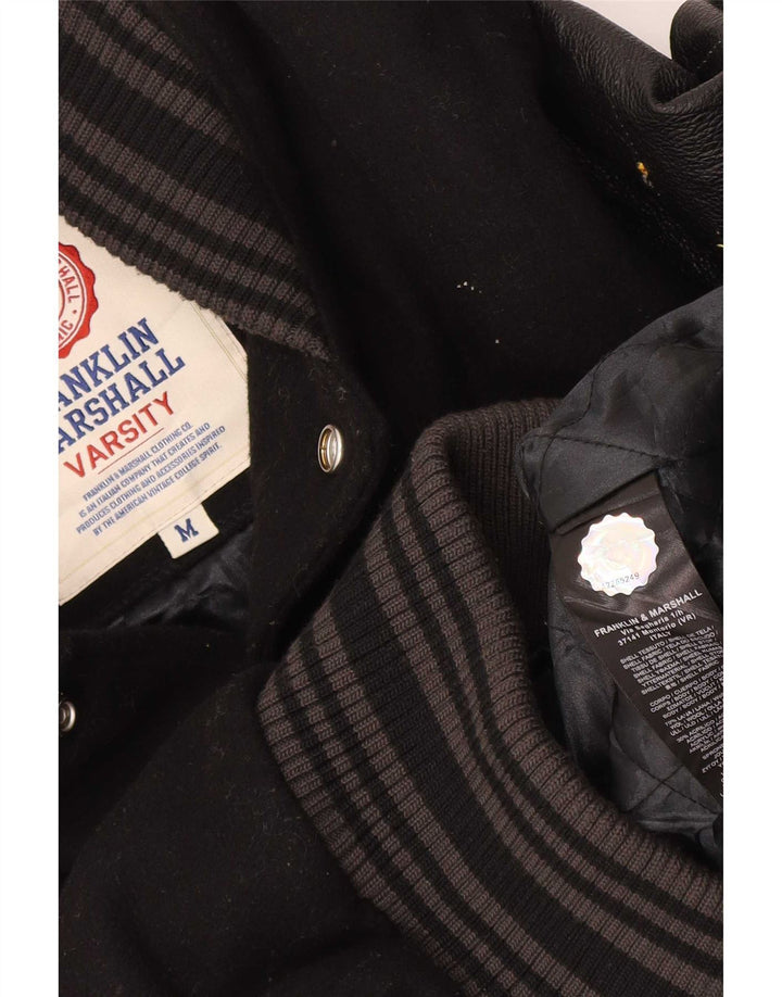 Ανδρικό μπουφάν Franklin Marshall Varsity UK 38 Medium Black Colourblock