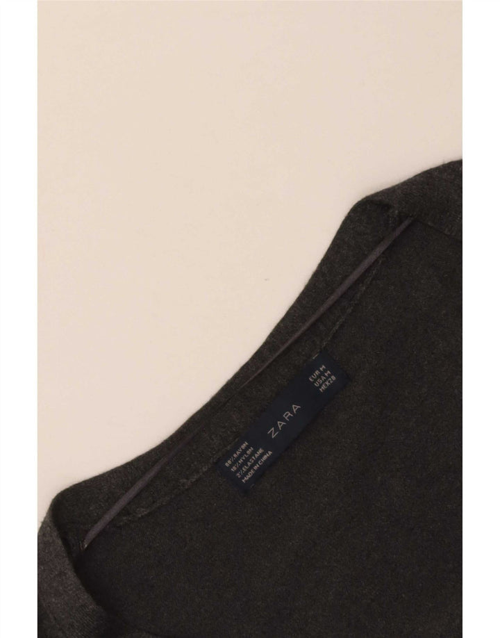 Sweter damski Zara Cardigan UK 12 Średni szary Rayon