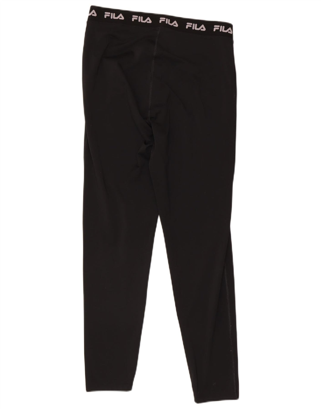Fila Damen Grafik-Leggings UK 16 Large Schwarz