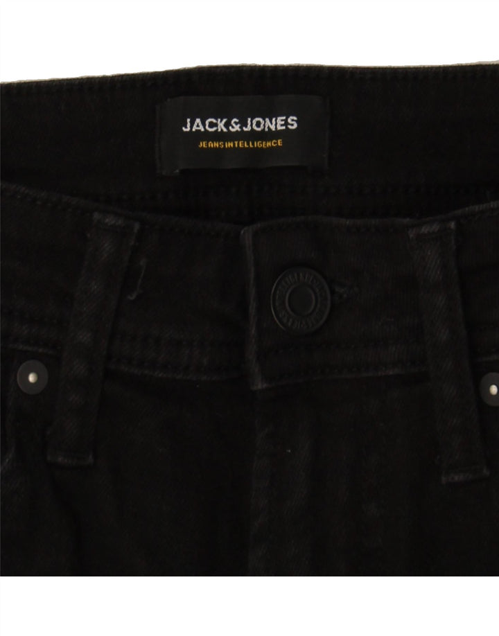 JACK & JONES Mens Slim Jeans W30 L32 Black Cotton Vintage Jack & Jones and Second-Hand Jack & Jones from Messina Hembry 