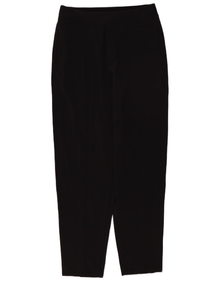 ATHLETA Womens Tapered Chino Trousers US 6 Medium W30 L30 Black Polyester
