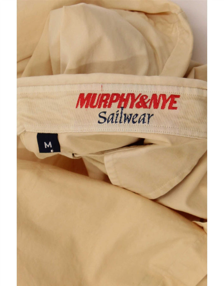 Murphy & Nye Kortærmet Herreskjorte Medium Beige