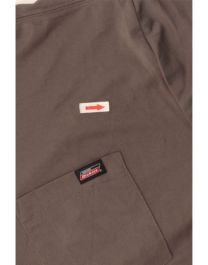 Dickies Mens Top Long Sleeve XL Grey Polyester