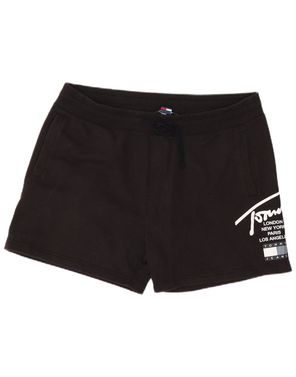 Tommy Hilfiger Herre grafiske sportsshorts XL sort bomuld