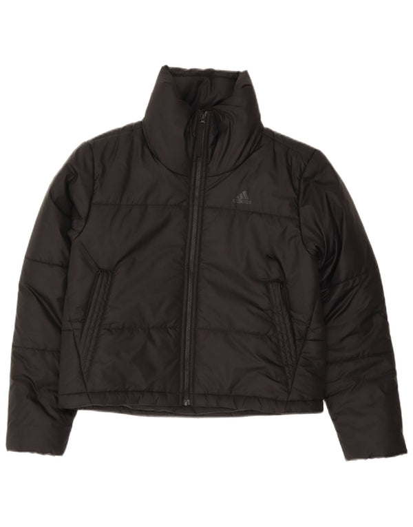 Giacca imbottita corta da donna Adidas UK 4/6 XS nera